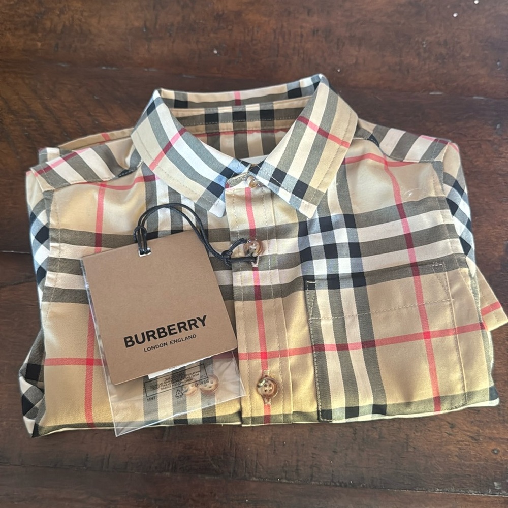 Burberry Baby Boy’s Button Down shirt 12Months